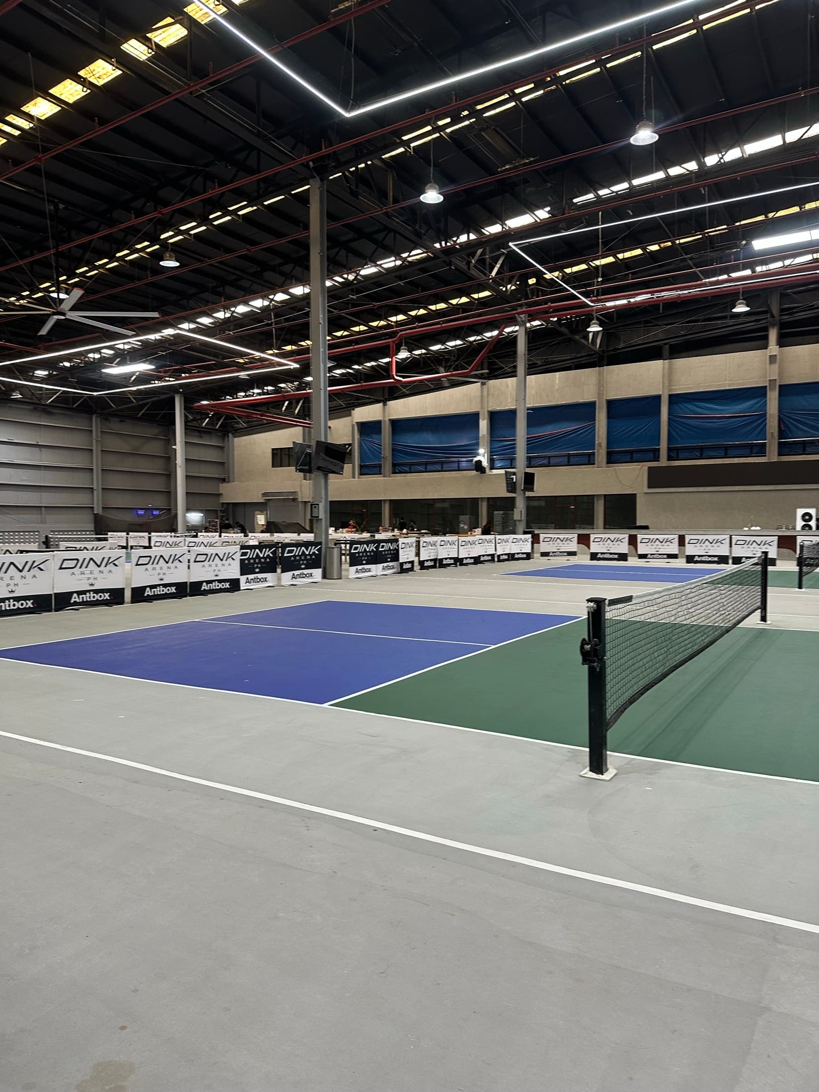 A championship-style pickleball court inside Dink Arena PH
